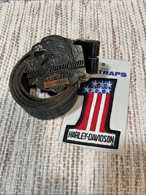 Harley-Davidson Belt and Patch Bundle